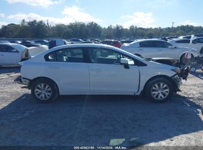 Lot #3035083262 2012 HONDA CIVIC LX