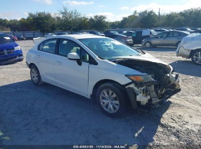 Lot #3035083262 2012 HONDA CIVIC LX