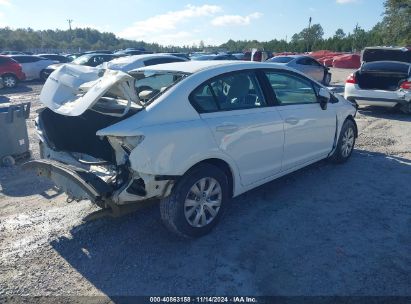 Lot #3035083262 2012 HONDA CIVIC LX