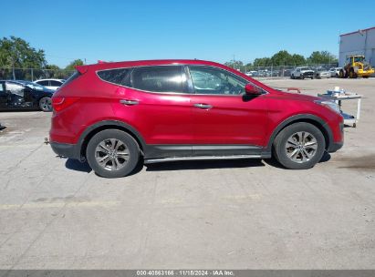 Lot #3021947355 2014 HYUNDAI SANTA FE SPORT 2.4L