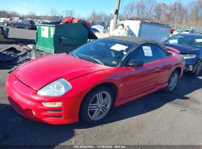 Lot #2992834577 2003 MITSUBISHI ECLIPSE SPYDER GT