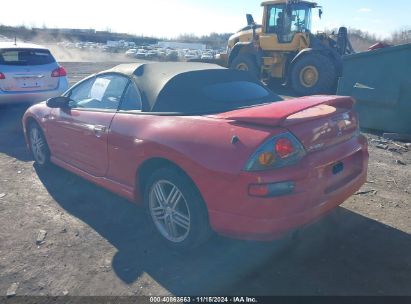 Lot #2992834577 2003 MITSUBISHI ECLIPSE SPYDER GT