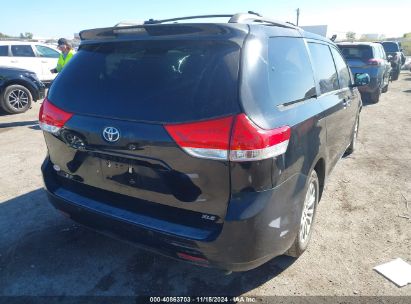 Lot #3053063250 2011 TOYOTA SIENNA XLE V6