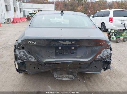 Lot #3037543359 2019 GENESIS G70 3.3T ADVANCED