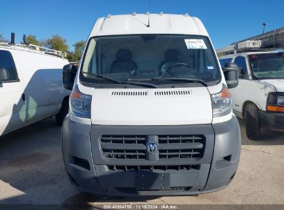 Lot #2992828744 2017 RAM PROMASTER 2500 HIGH ROOF 159 WB