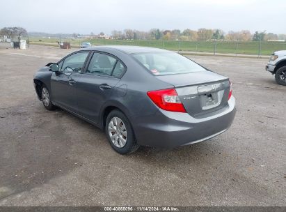 Lot #3035083152 2012 HONDA CIVIC LX