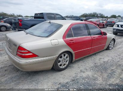 Lot #2992821242 2002 MERCEDES-BENZ S 430