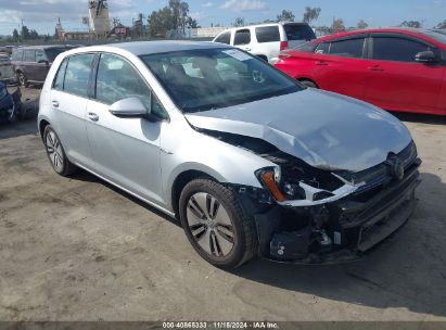 Lot #3035094355 2016 VOLKSWAGEN E-GOLF SE