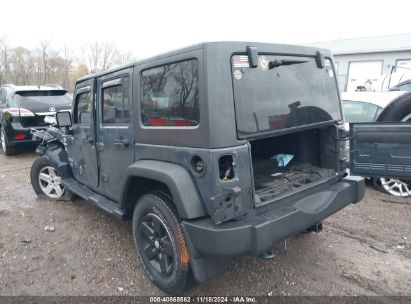 Lot #3049470550 2017 JEEP WRANGLER UNLIMITED SPORT 4X4