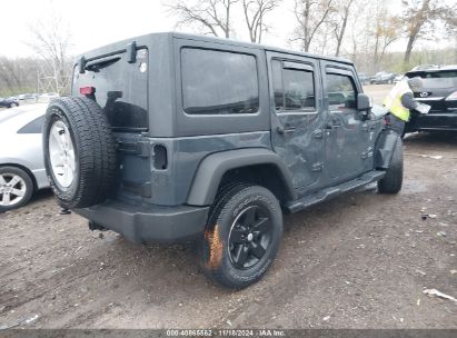 Lot #3049470550 2017 JEEP WRANGLER UNLIMITED SPORT 4X4