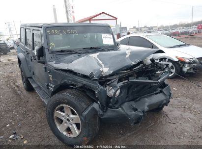 Lot #3049470550 2017 JEEP WRANGLER UNLIMITED SPORT 4X4