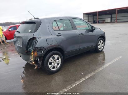 Lot #3035071515 2016 CHEVROLET TRAX 1LS