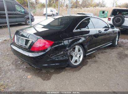 Lot #3035071500 2012 MERCEDES-BENZ CL 550 4MATIC