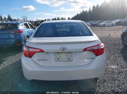 Lot #3035094347 2015 TOYOTA COROLLA LE ECO