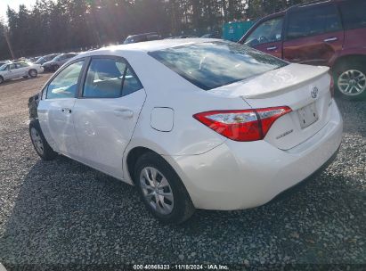 Lot #3035094347 2015 TOYOTA COROLLA LE ECO