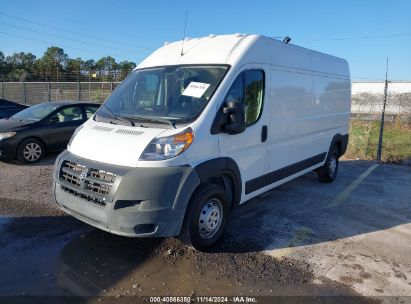 Lot #3021947510 2017 RAM PROMASTER 2500 HIGH ROOF 159 WB