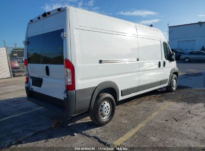 Lot #3021947510 2017 RAM PROMASTER 2500 HIGH ROOF 159 WB