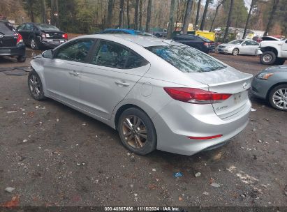 Lot #3052074845 2018 HYUNDAI ELANTRA SEL