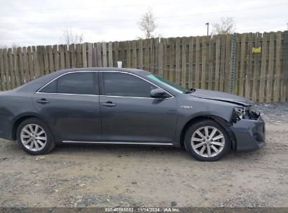 Lot #2992821231 2012 TOYOTA CAMRY HYBRID XLE