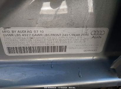 Lot #3035082927 2011 AUDI A4 2.0T PREMIUM