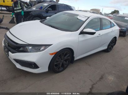 Lot #3035094320 2019 HONDA CIVIC SPORT