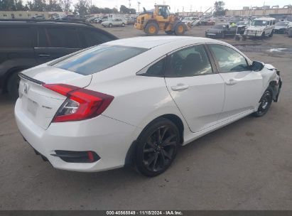 Lot #3035094320 2019 HONDA CIVIC SPORT