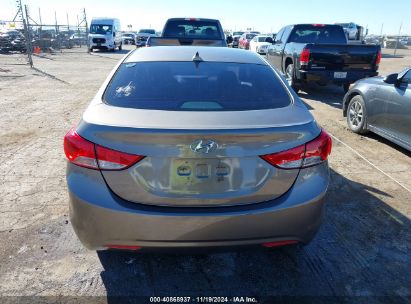 Lot #3045360602 2013 HYUNDAI ELANTRA GLS