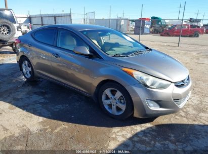 Lot #3045360602 2013 HYUNDAI ELANTRA GLS