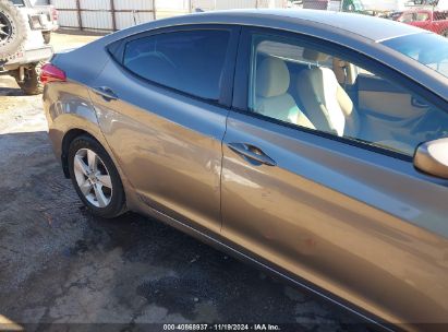 Lot #3045360602 2013 HYUNDAI ELANTRA GLS