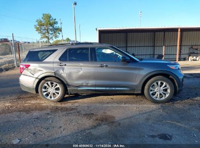 Lot #3035082920 2021 FORD EXPLORER XLT