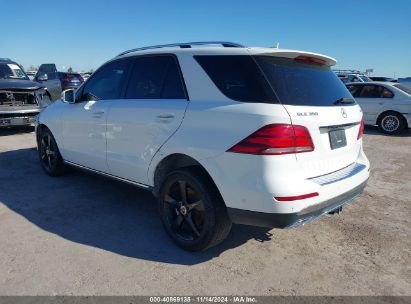 Lot #3056471926 2018 MERCEDES-BENZ GLE 350 4MATIC