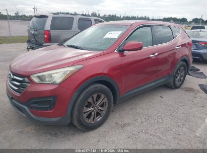 Lot #3035071387 2013 HYUNDAI SANTA FE SPORT