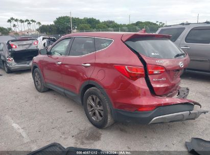 Lot #3035071387 2013 HYUNDAI SANTA FE SPORT