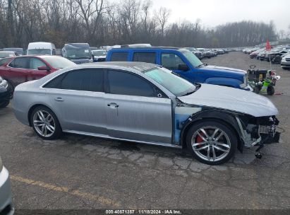 Lot #3037525598 2016 AUDI A8 L 4.0T SPORT