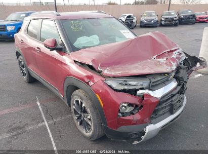 Lot #3037522496 2021 CHEVROLET TRAILBLAZER FWD LT