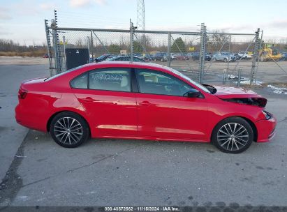 Lot #3045360316 2015 VOLKSWAGEN JETTA 1.8T SPORT