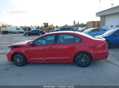 Lot #3045360316 2015 VOLKSWAGEN JETTA 1.8T SPORT