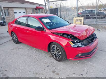 Lot #3045360316 2015 VOLKSWAGEN JETTA 1.8T SPORT