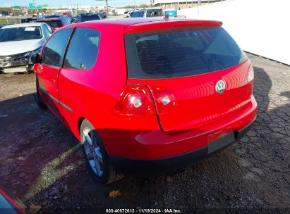 Lot #3056471857 2008 VOLKSWAGEN RABBIT S