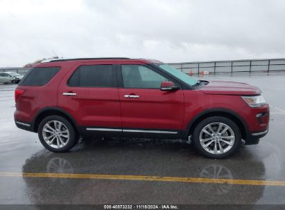 Lot #3053062867 2018 FORD EXPLORER LIMITED