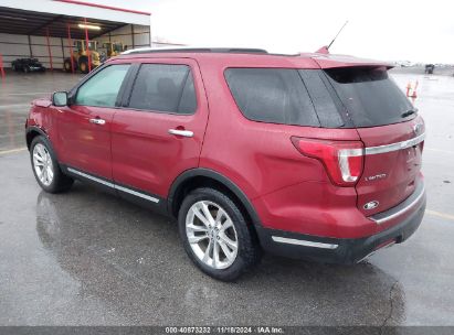 Lot #3053062867 2018 FORD EXPLORER LIMITED