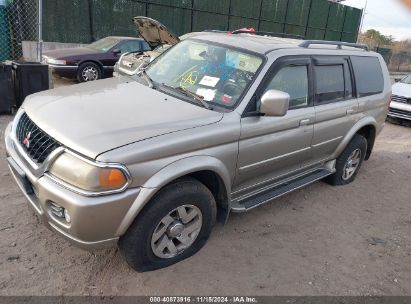 Lot #3037543048 2001 MITSUBISHI MONTERO SPORT LTD