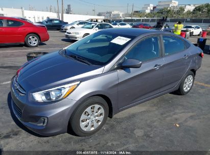 Lot #3035094284 2016 HYUNDAI ACCENT SE