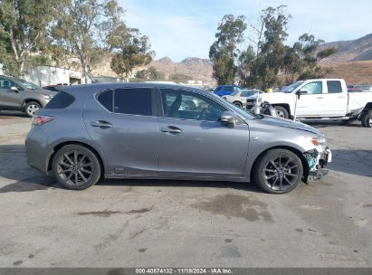 Lot #3056062948 2013 LEXUS CT 200H