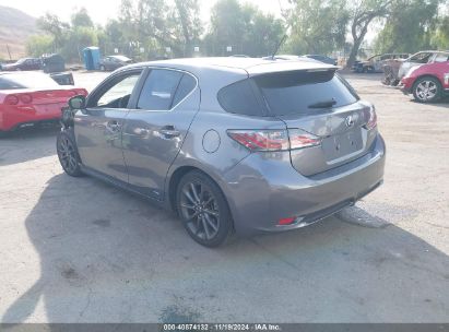 Lot #3056062948 2013 LEXUS CT 200H