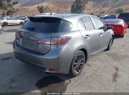 Lot #3056062948 2013 LEXUS CT 200H