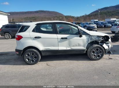 Lot #3053068366 2021 FORD ECOSPORT S