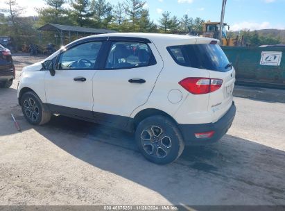 Lot #3053068366 2021 FORD ECOSPORT S