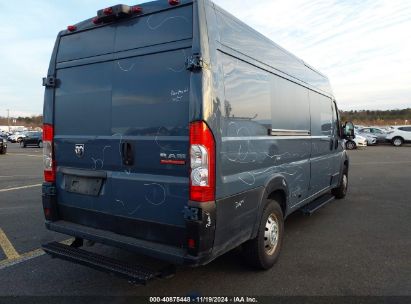 Lot #2992821157 2019 RAM PROMASTER 3500 CARGO VAN HIGH ROOF 159 WB EXT