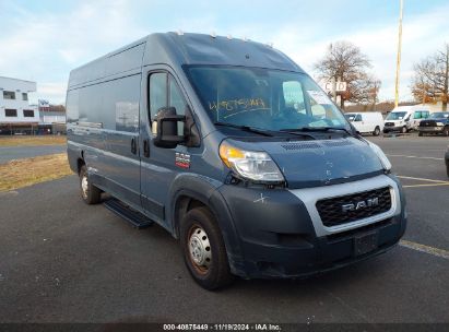 Lot #2992821154 2019 RAM PROMASTER 3500 CARGO VAN HIGH ROOF 159 WB EXT